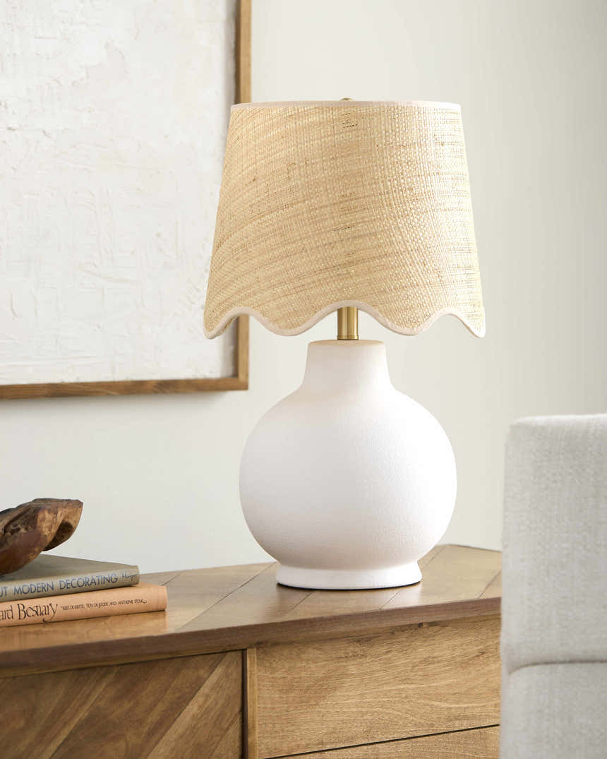 Ranshofen White Table Lamp