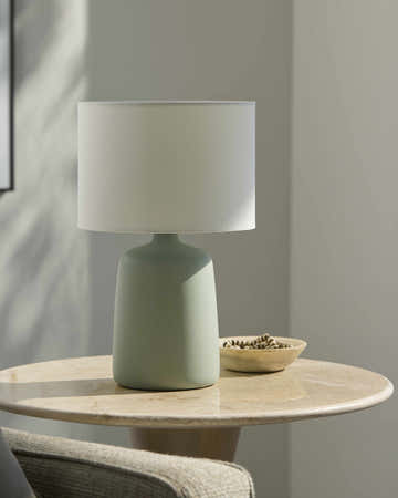 Rolleville Lime Green Table Lamp