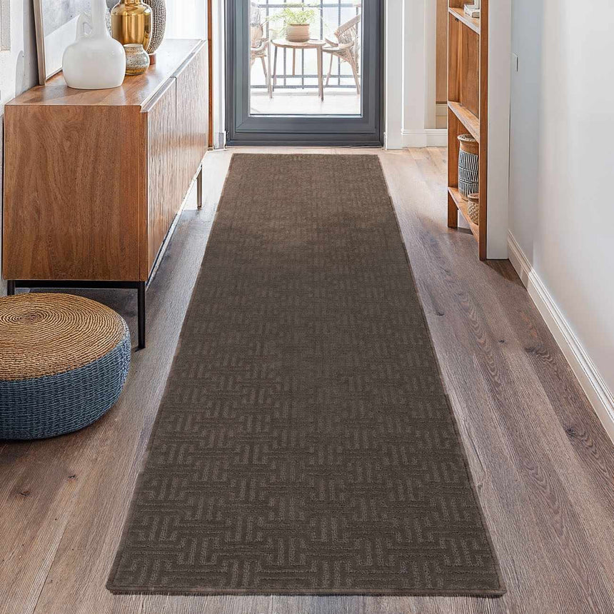 Chandler Brown Cut and Sew Custom Runner Rug