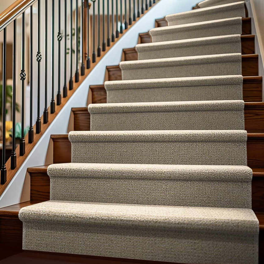 Felipe Light Brown Cut and Sew Custom Runner Rug