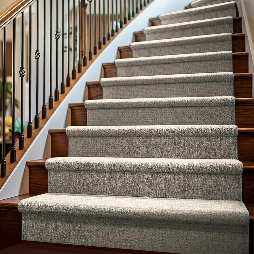 Felipe Dark Beige Cut and Sew Custom Runner Rug