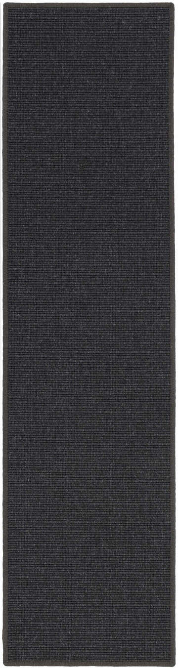 Gaze Black Cut and Sew Custom Runner Rug