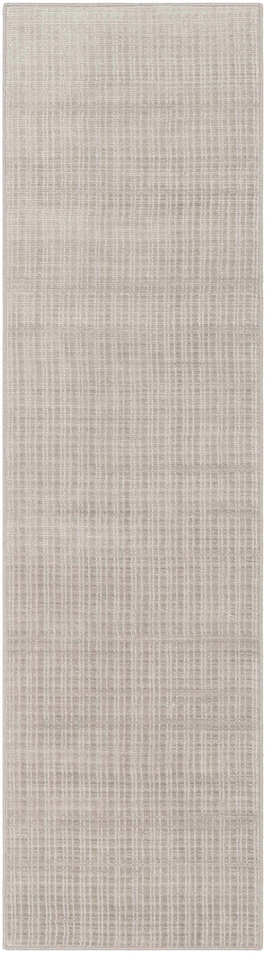Gunther Beige Hand Loomed Cut and Sew Custom Runner Rug