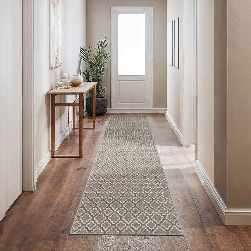 Neil Dark Green Cut and Sew Custom Runner Rug