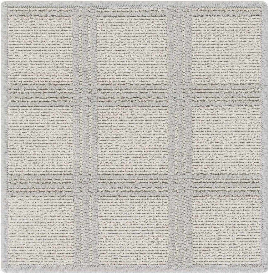 Oretha Off White Checkered Cut and Sew Custom Runner Rug