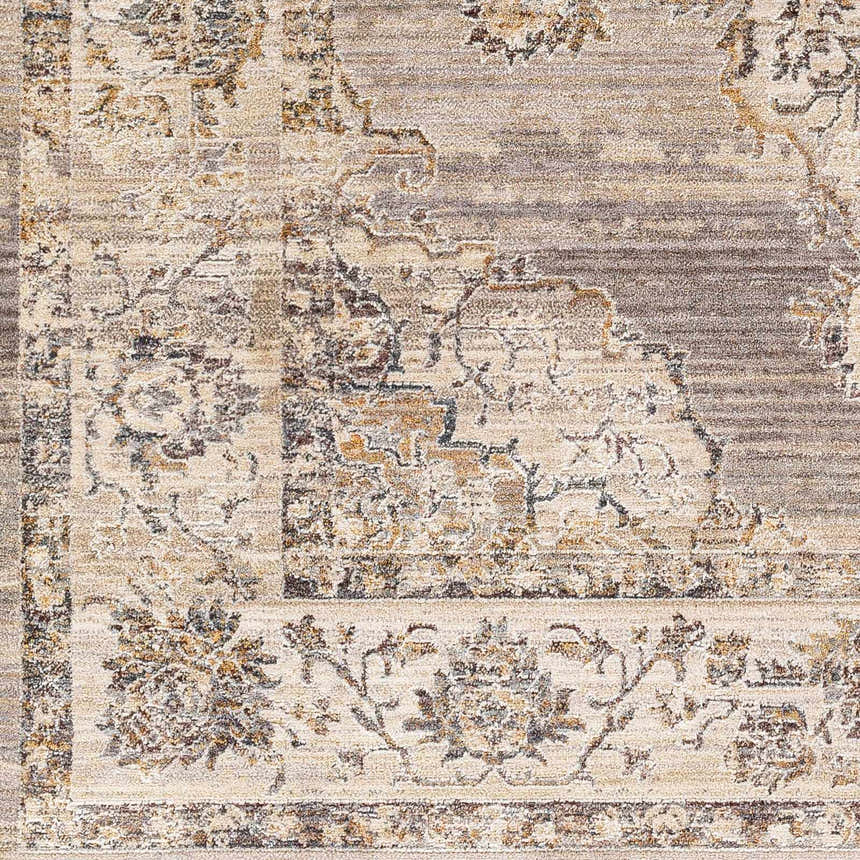 Sample Cream Brown Zola Area Rug