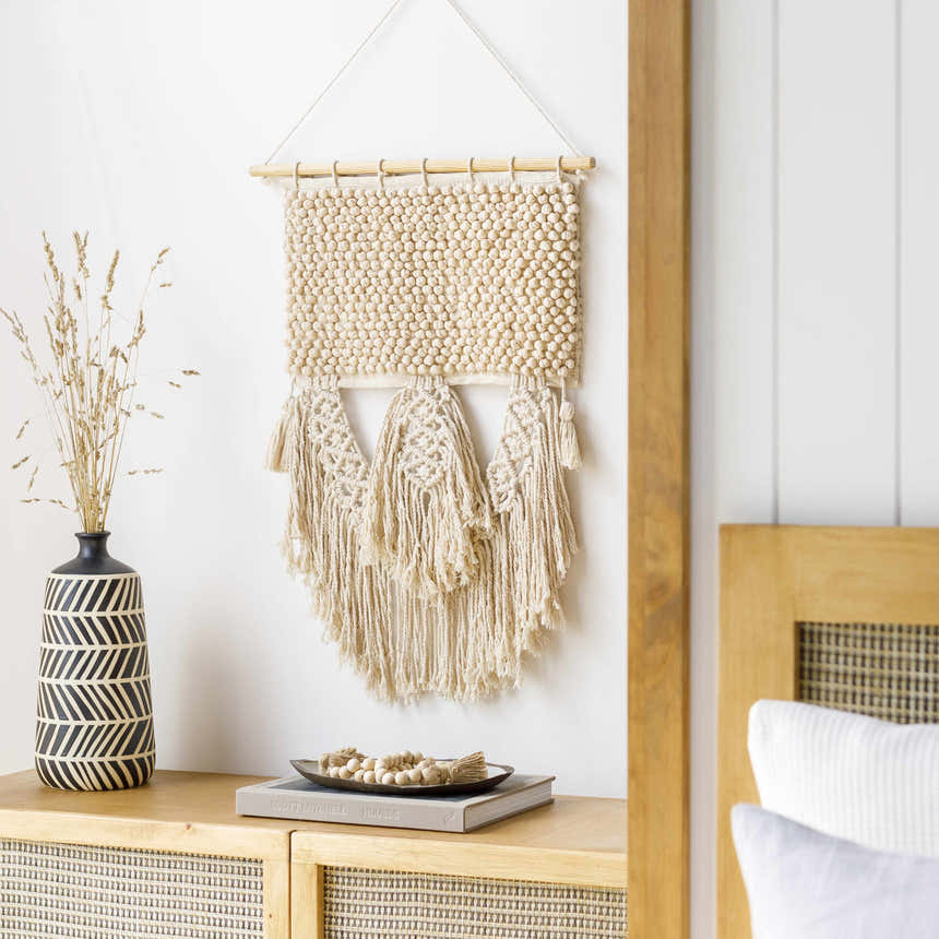 Sangali Woven Rattan Wall Hanging