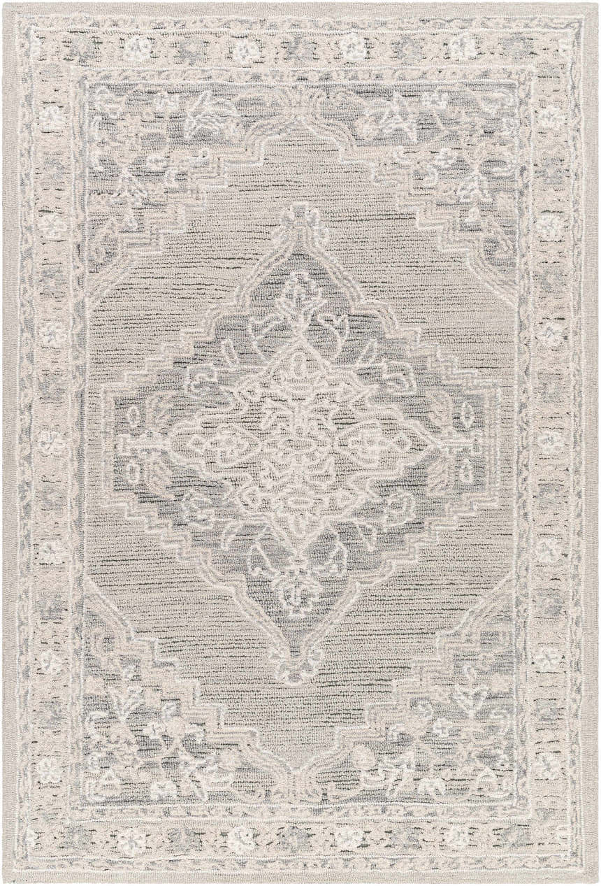 Sample Nani Gray Wool Blend Area Rug - Clearance