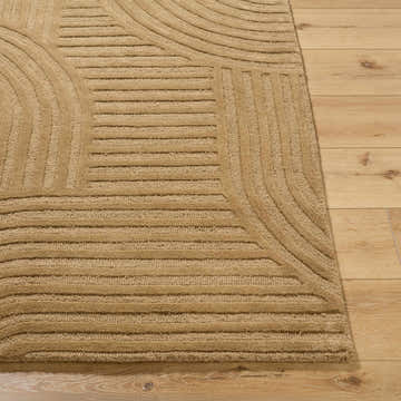 Made to Order Custom Size Whan Camel Area Rug