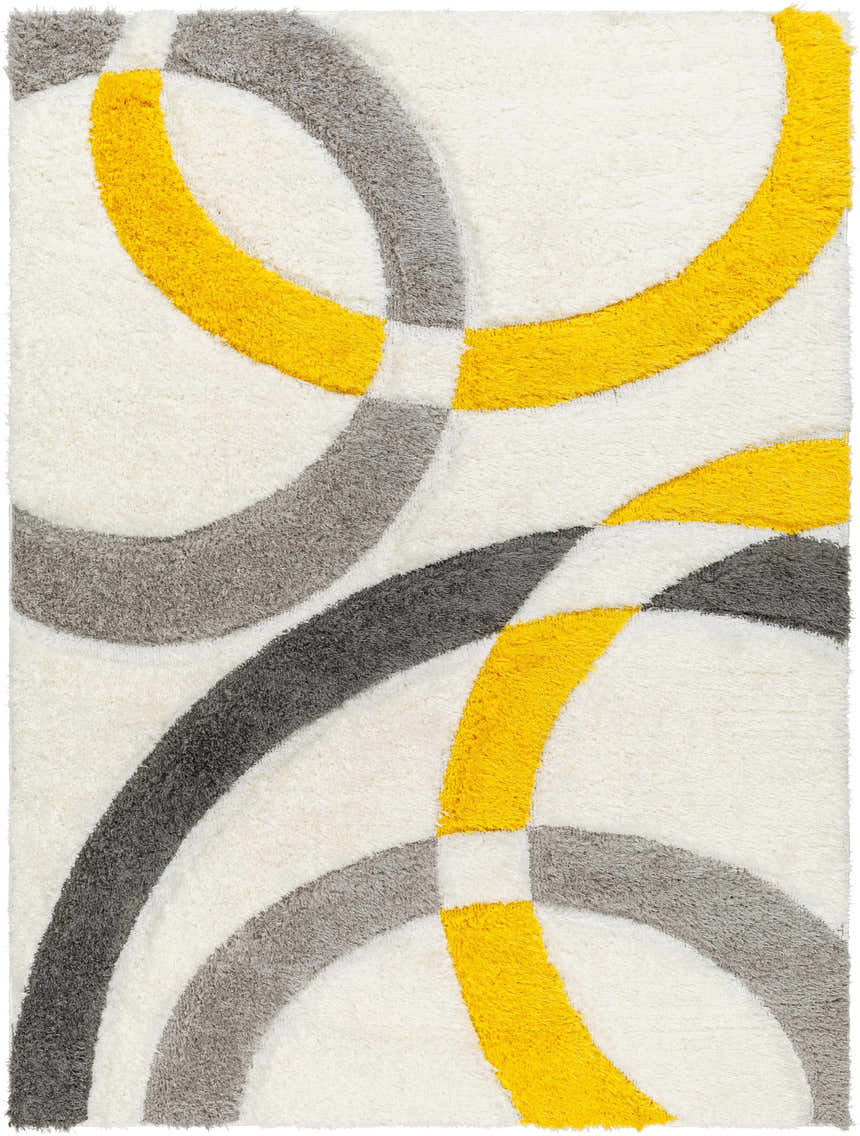 Sample Taja Yellow & Gray Area Rug - Clearance