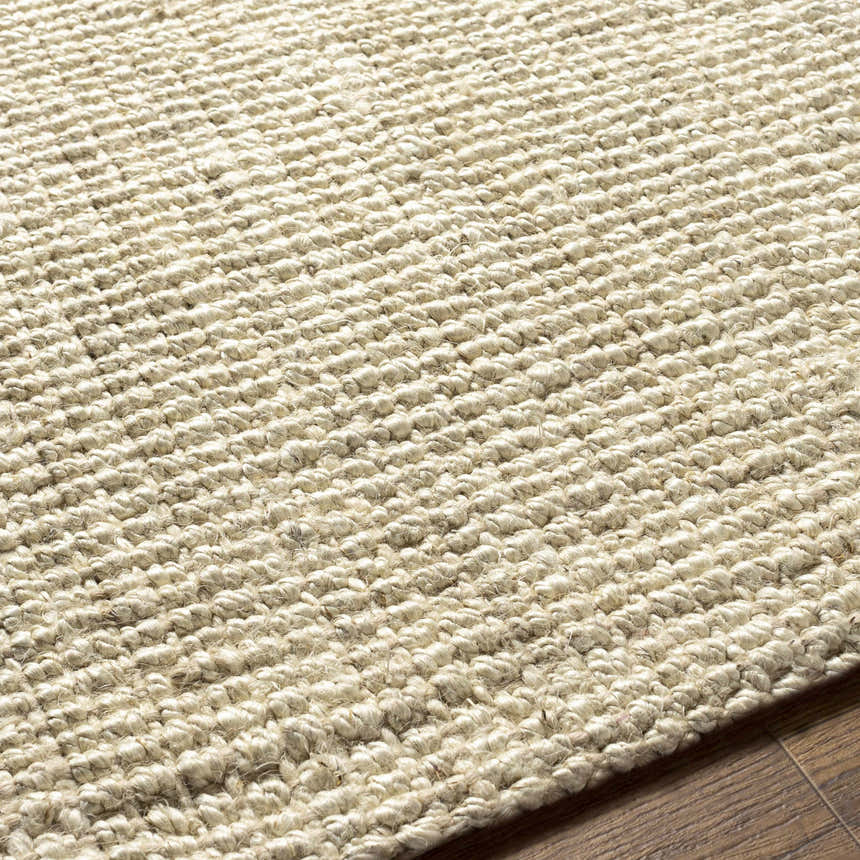 Made to Order Custom Size Calla Jute Beige Area Rug - Livabliss x Becki Owens