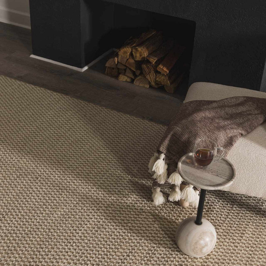 Ayers White & Beige Gambit Rug