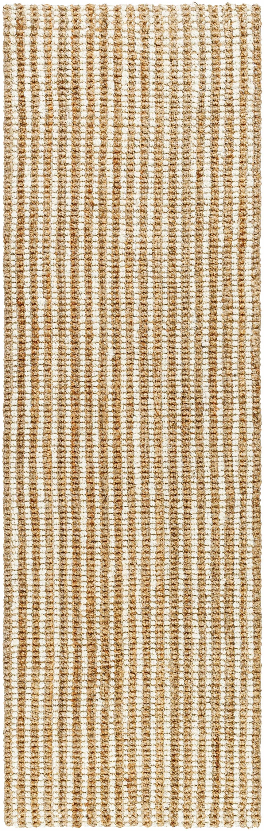 Made to Order Custom Size Ambel Tan Camel Jute Rug