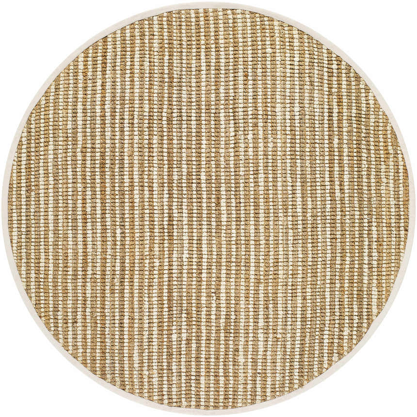 Made to Order Custom Size Ambel Tan Camel Jute Rug