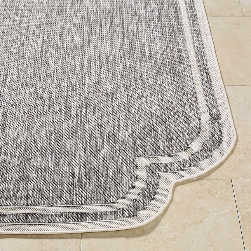Arnola Gray Outdoor Rug