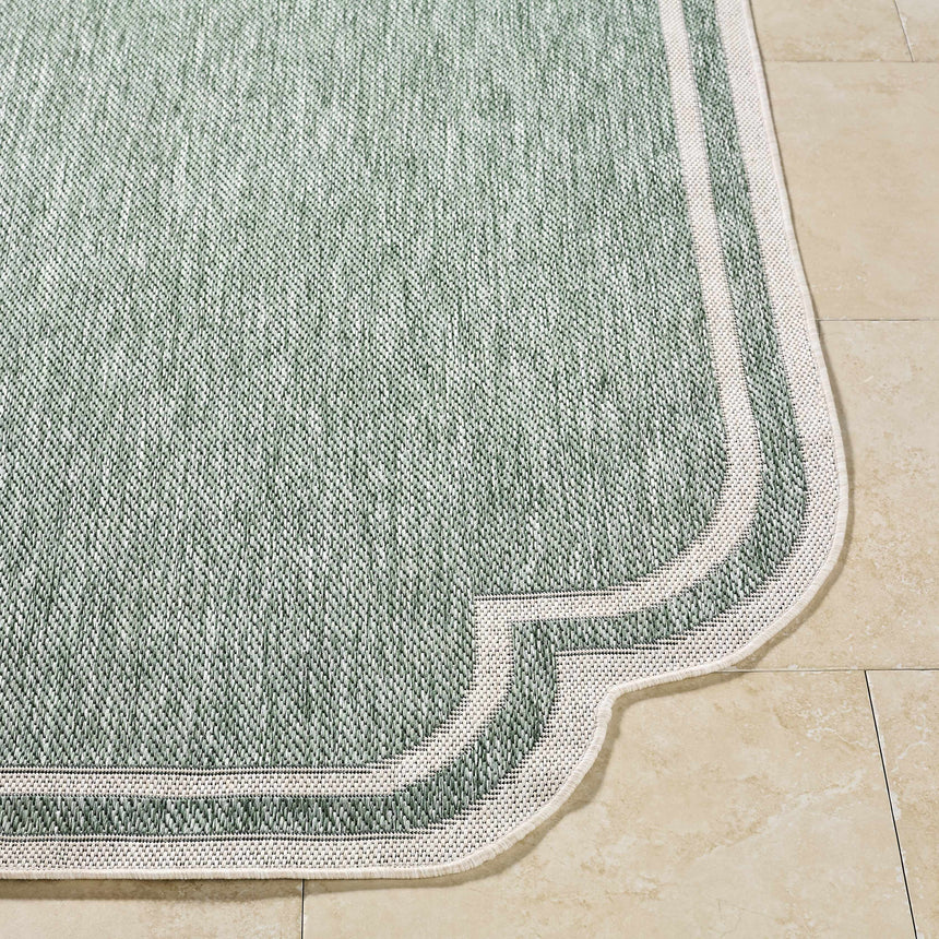 Arnola Green Outdoor Rug