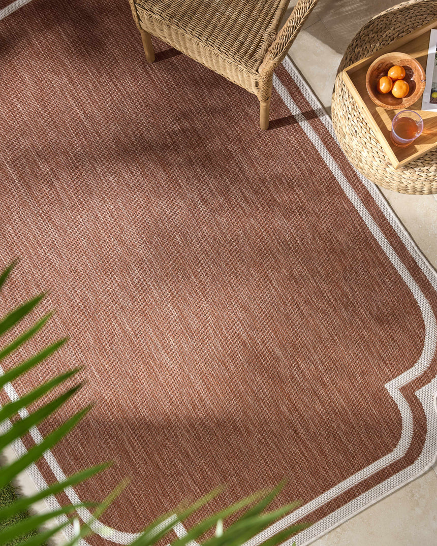 Arnola Brown Outdoor Rug