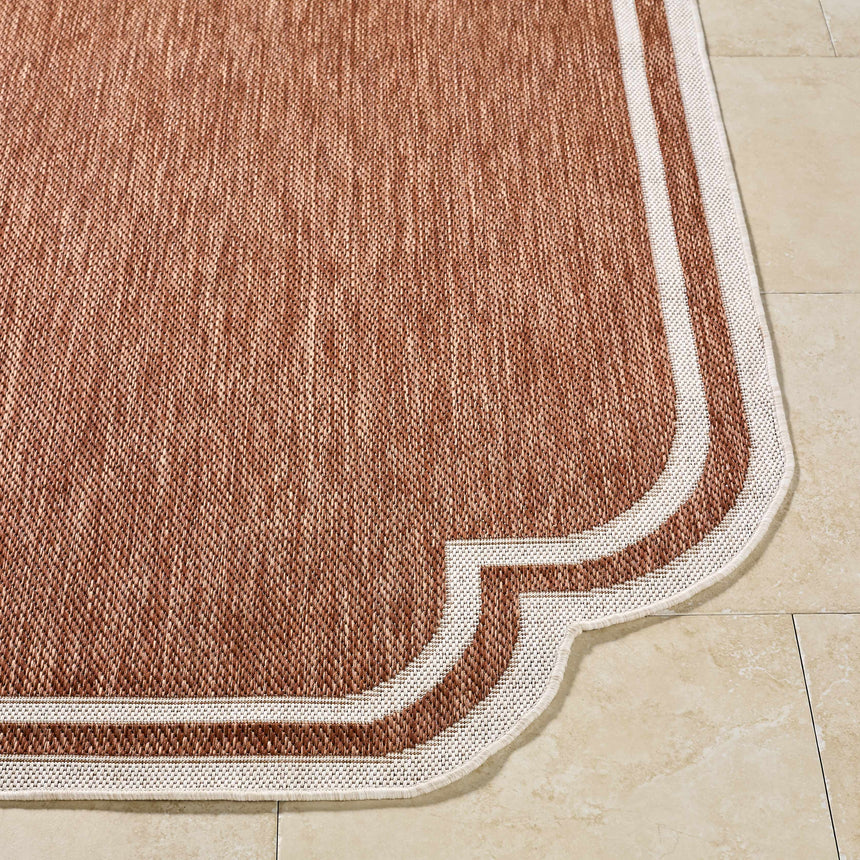 Arnola Brown Outdoor Rug