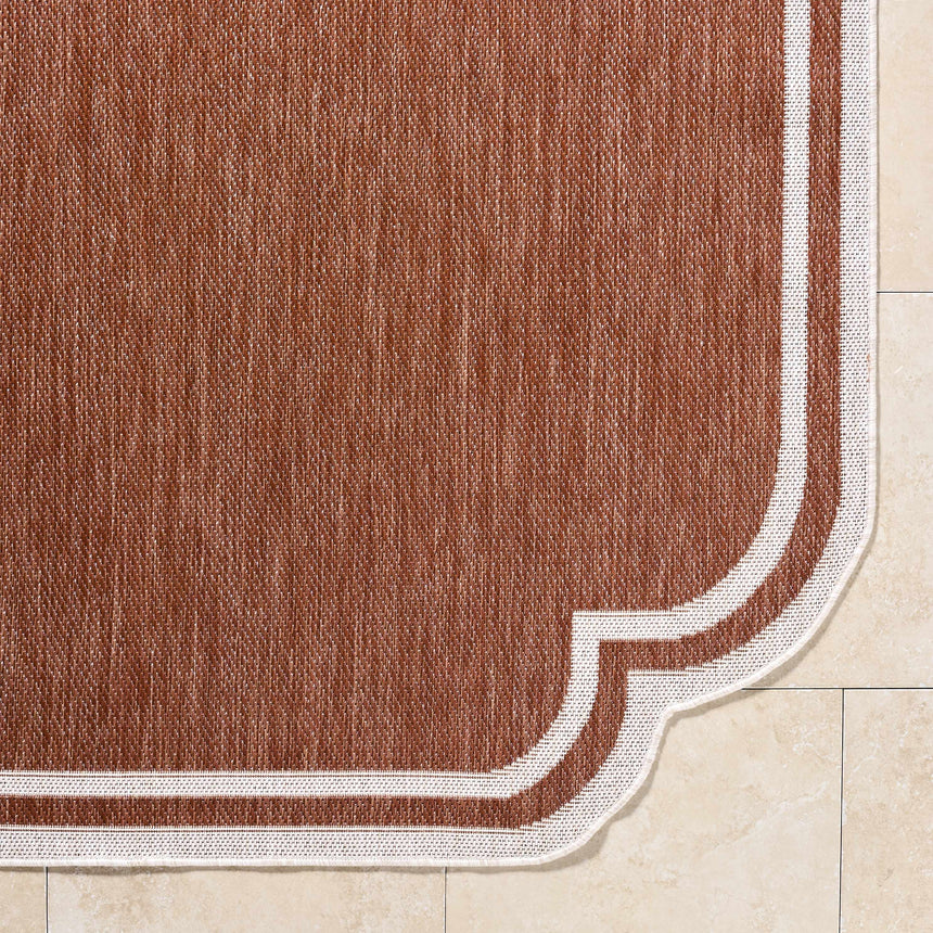 Arnola Brown Outdoor Rug