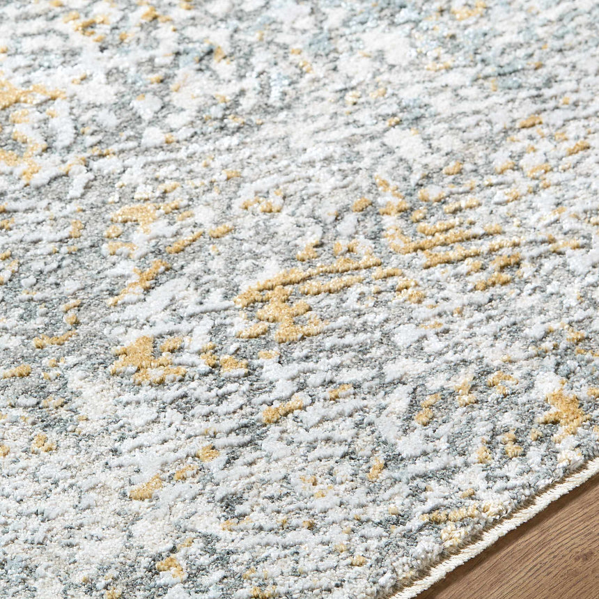 Fleur Textured Rug with Fringes