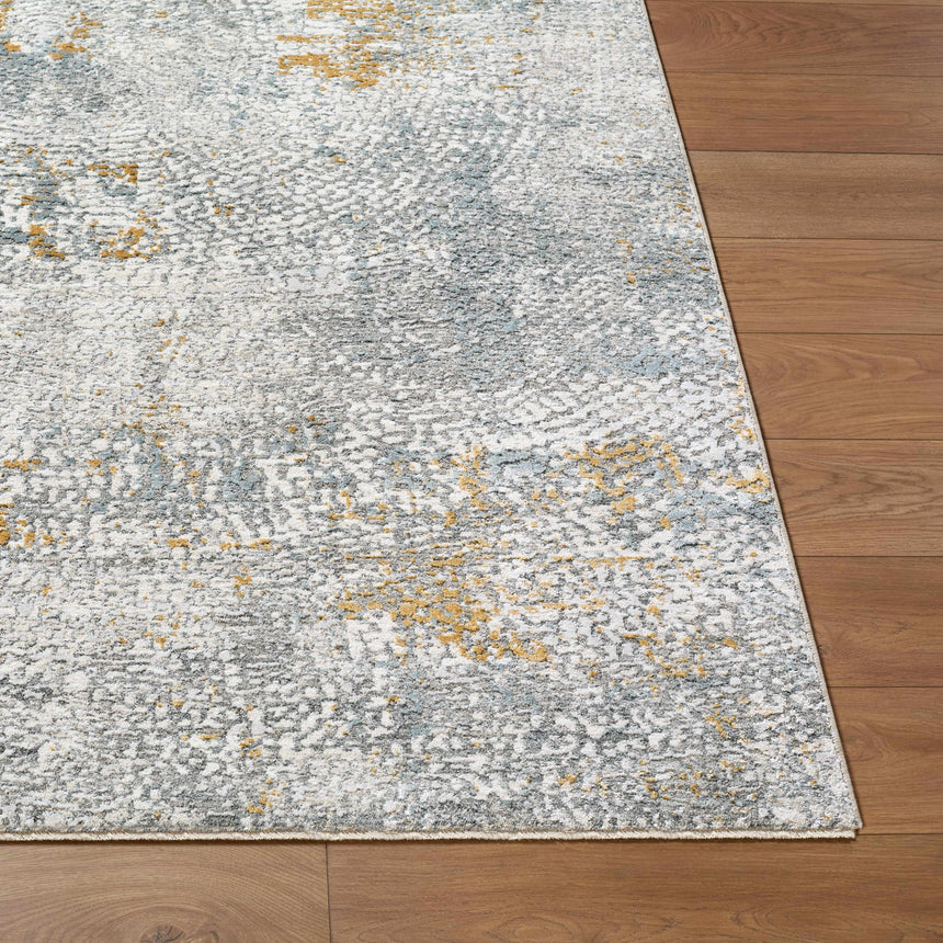 Fleur Textured Rug with Fringes