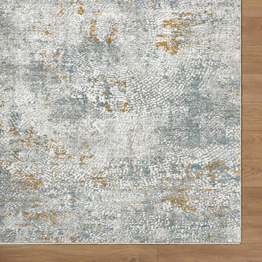 Fleur Textured Rug with Fringes