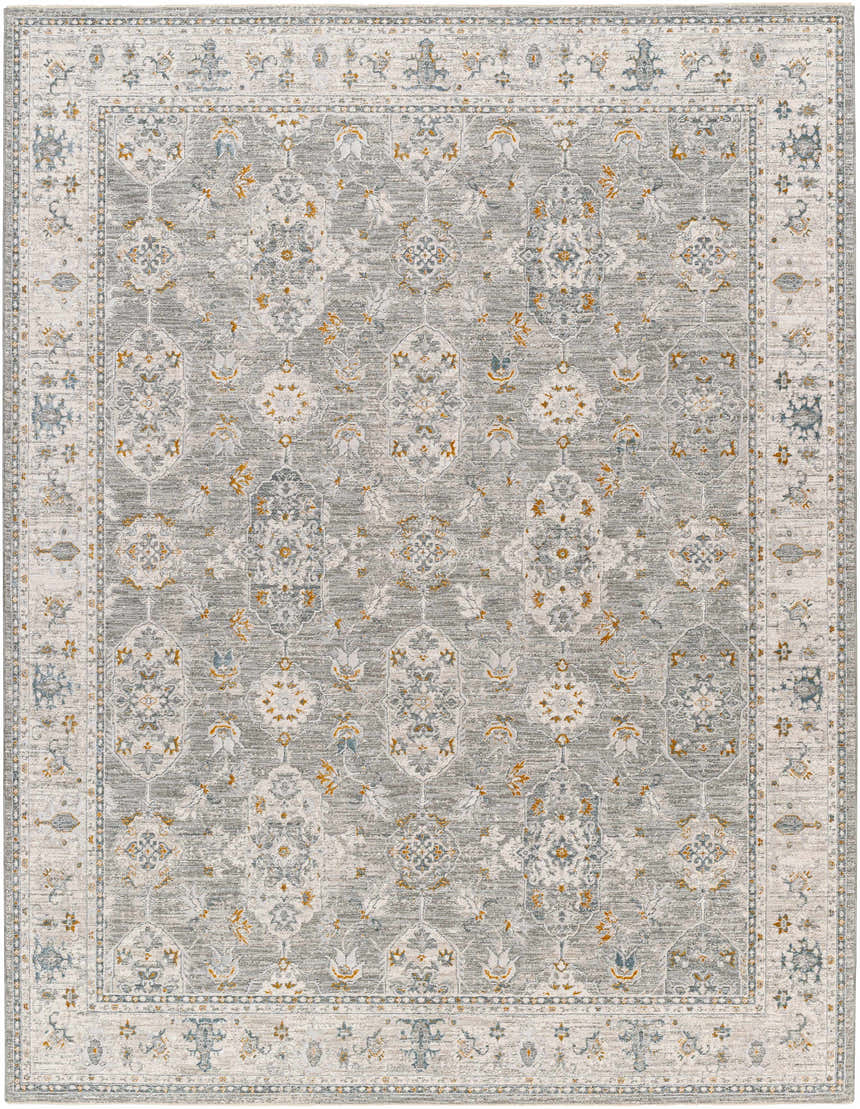 Sample Hafsa Textured Rug with Fringes