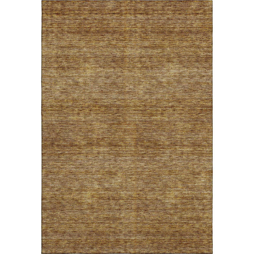 Dalyn Luxury Soft Essentials SE1 Walnut rug. Dark brown, textured, indoor/outdoor washable area rug.