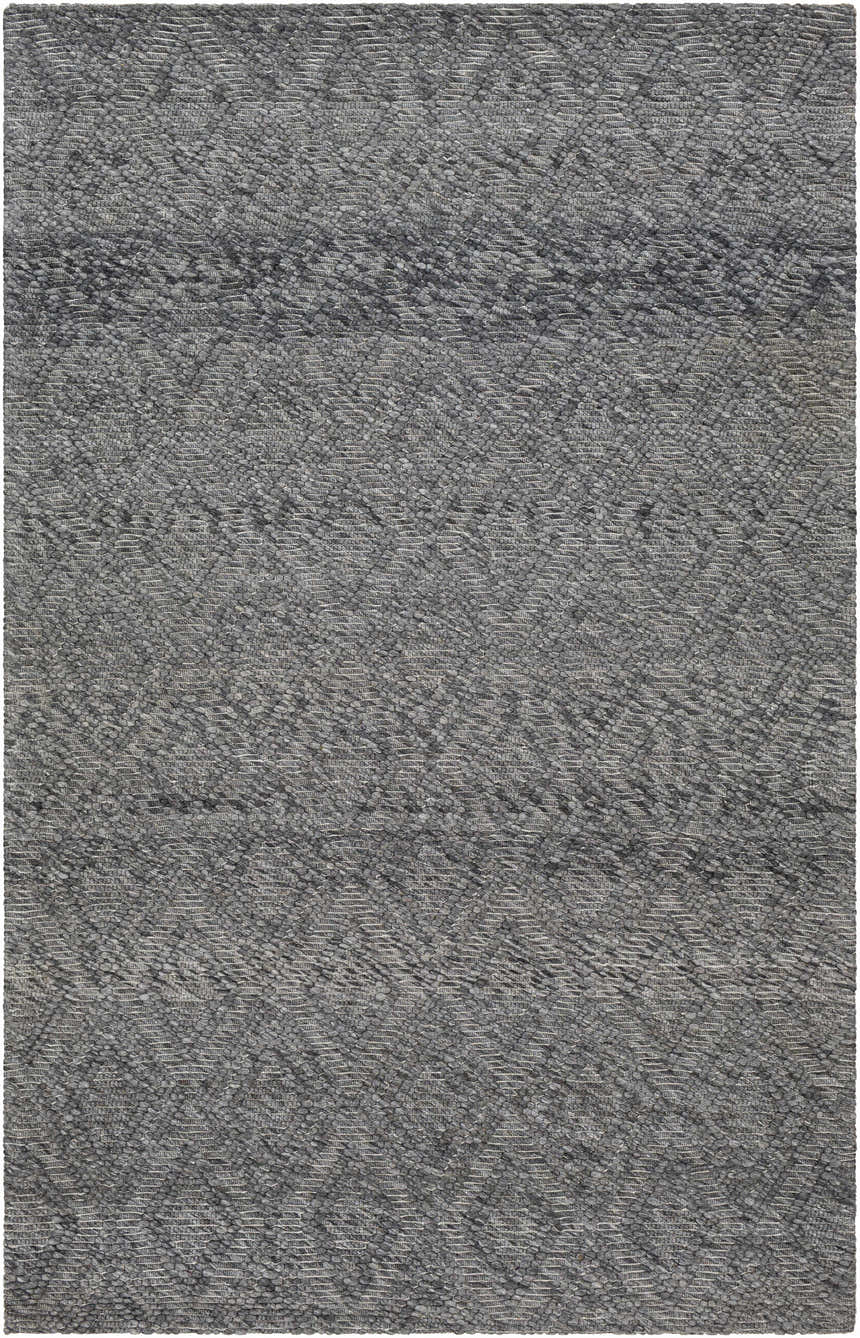 Sample Kasib Dark Gray Hand Woven Area Rug - Clearance