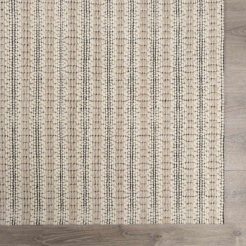 Laleh Cream & Black Area Rug - Clearance