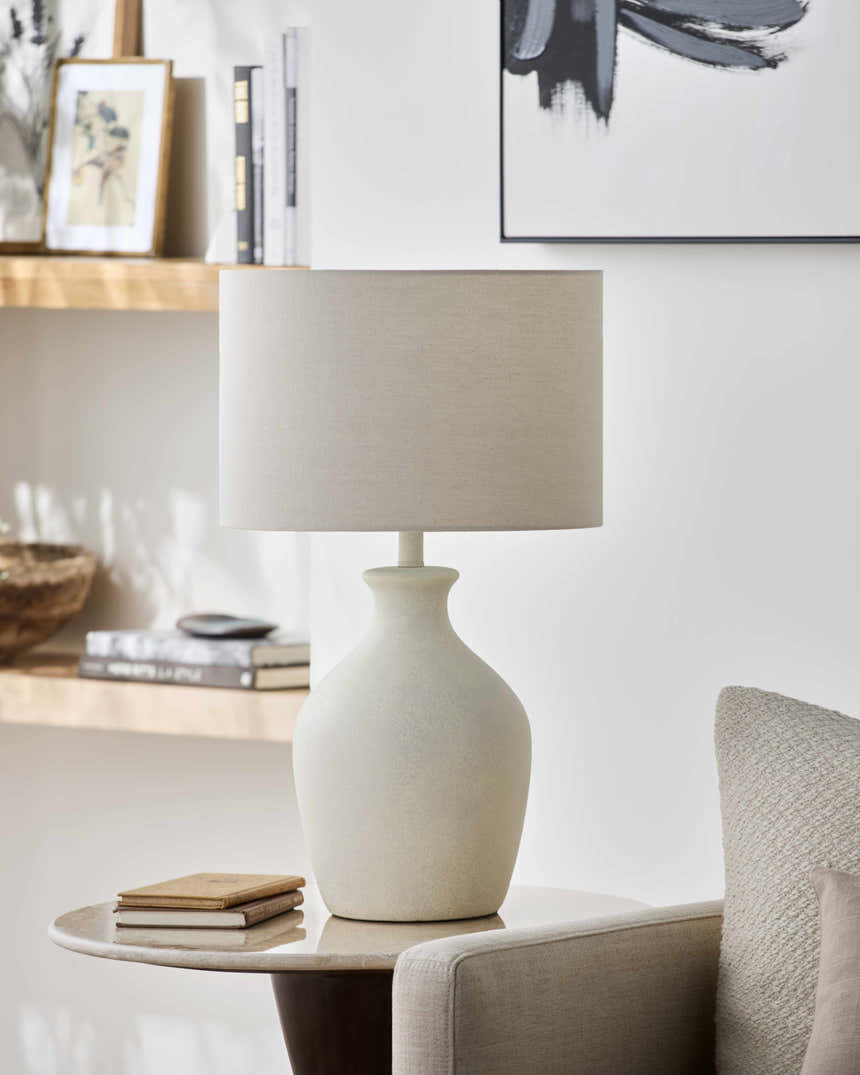 Singureni White Table Lamp