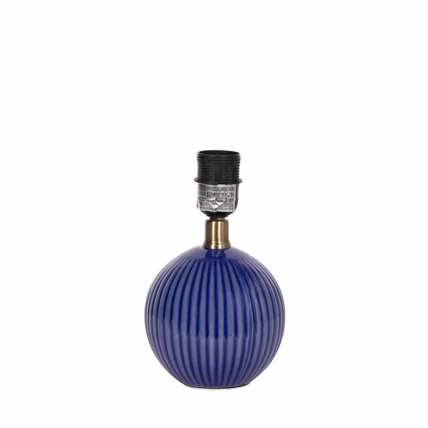 Shahrekord Blue Ceramic Table Lamp