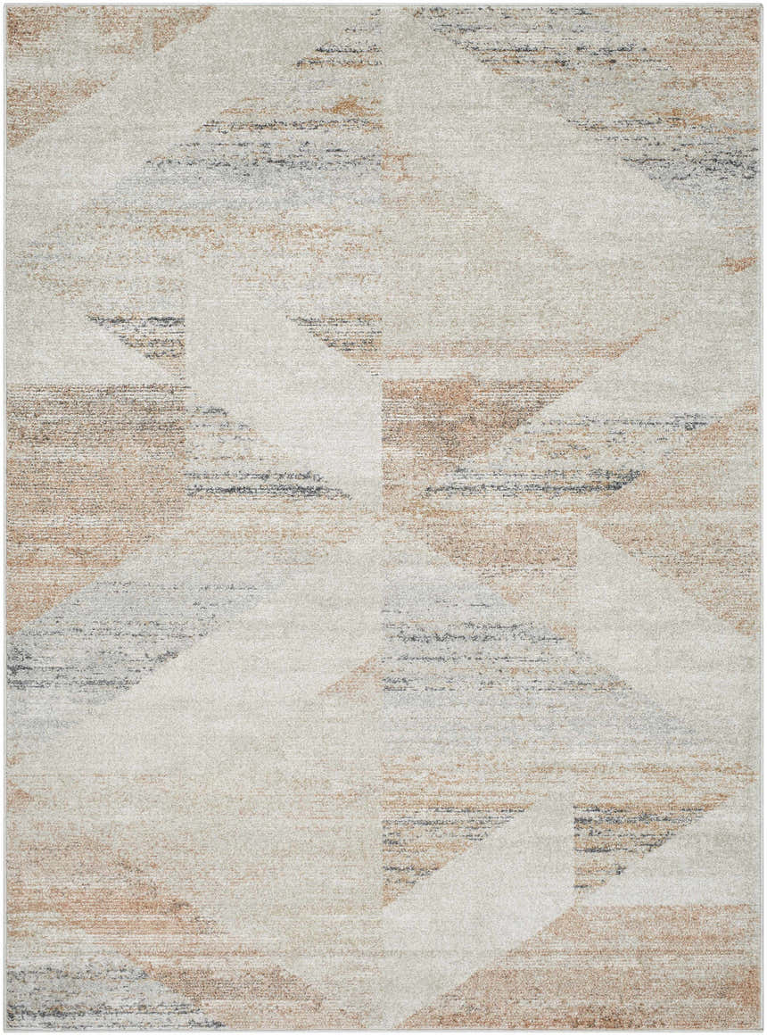 Sample Seana Beige Geometric Area Rug - Clearance