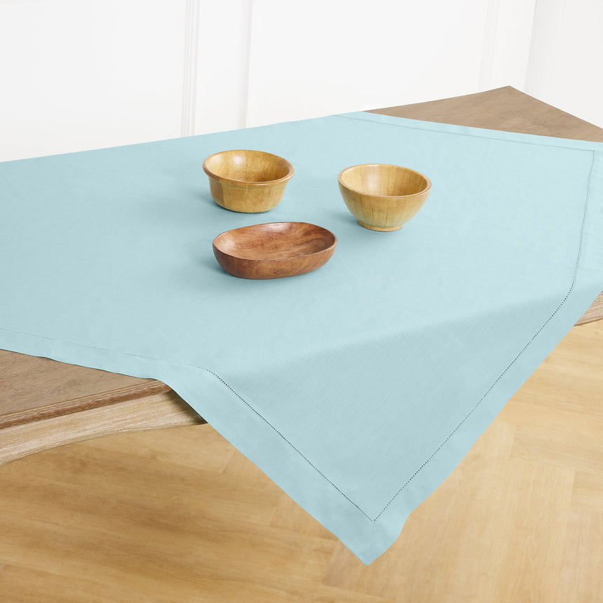 Classic Hemstitch Table Throw