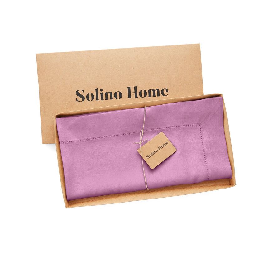 Classic Hemstitch Table Throw