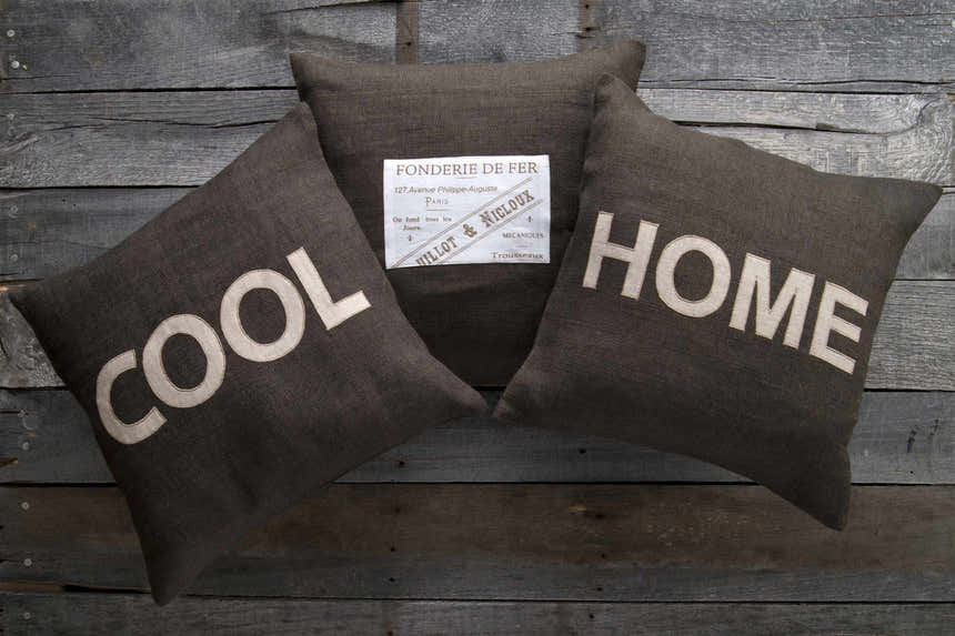 Shell Dark Brown Cool Throw Pillow - Clearance