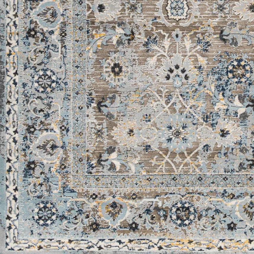 Sample Finn Blue & Brown Area Rug - Clearance