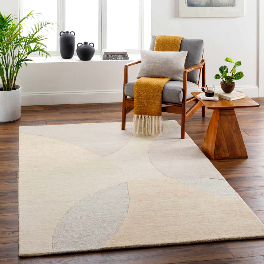 Sample Cassiopeia Light Brown & Beige Area Rug - Clearance
