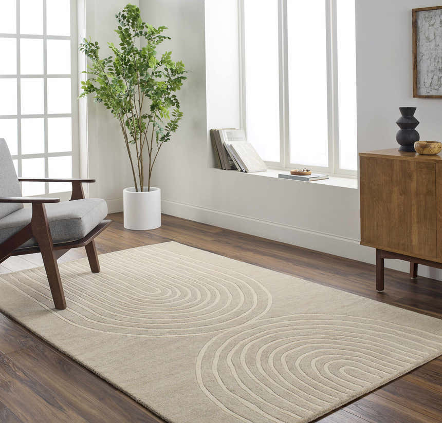 Sample Fuat Tan Area Rug - Clearance