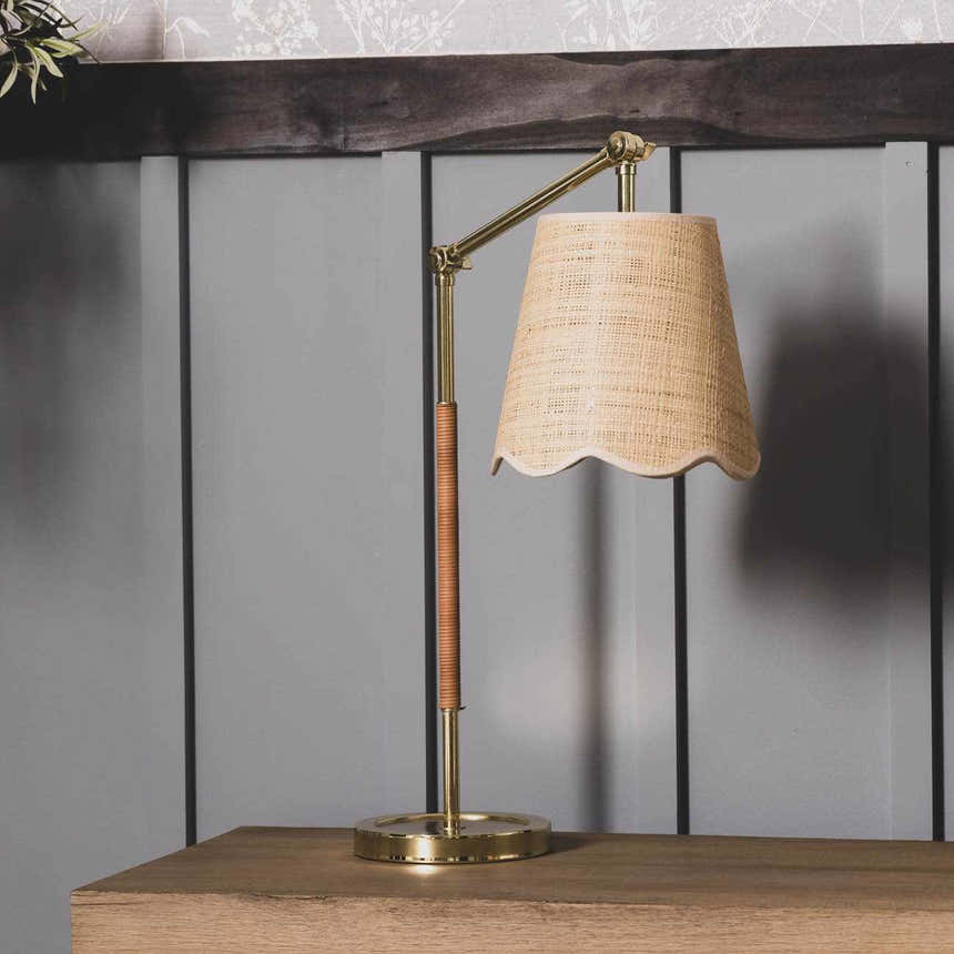 Steinkjer Rattan Table Lamp