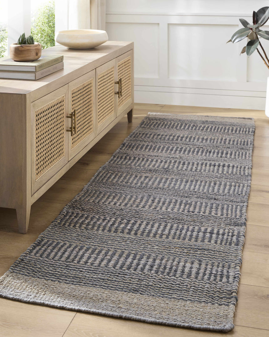 Made to Order Custom Size Navy Elle Area Rug