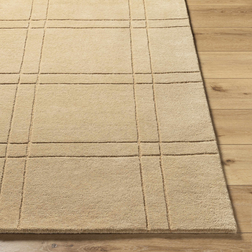 Made to Order Custom Size Sixto Tan Area Rug