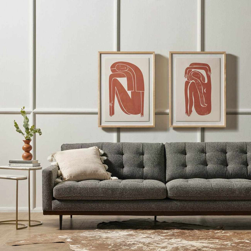 Four Hands Harland Modern Cowhide Rug - Warm Brown