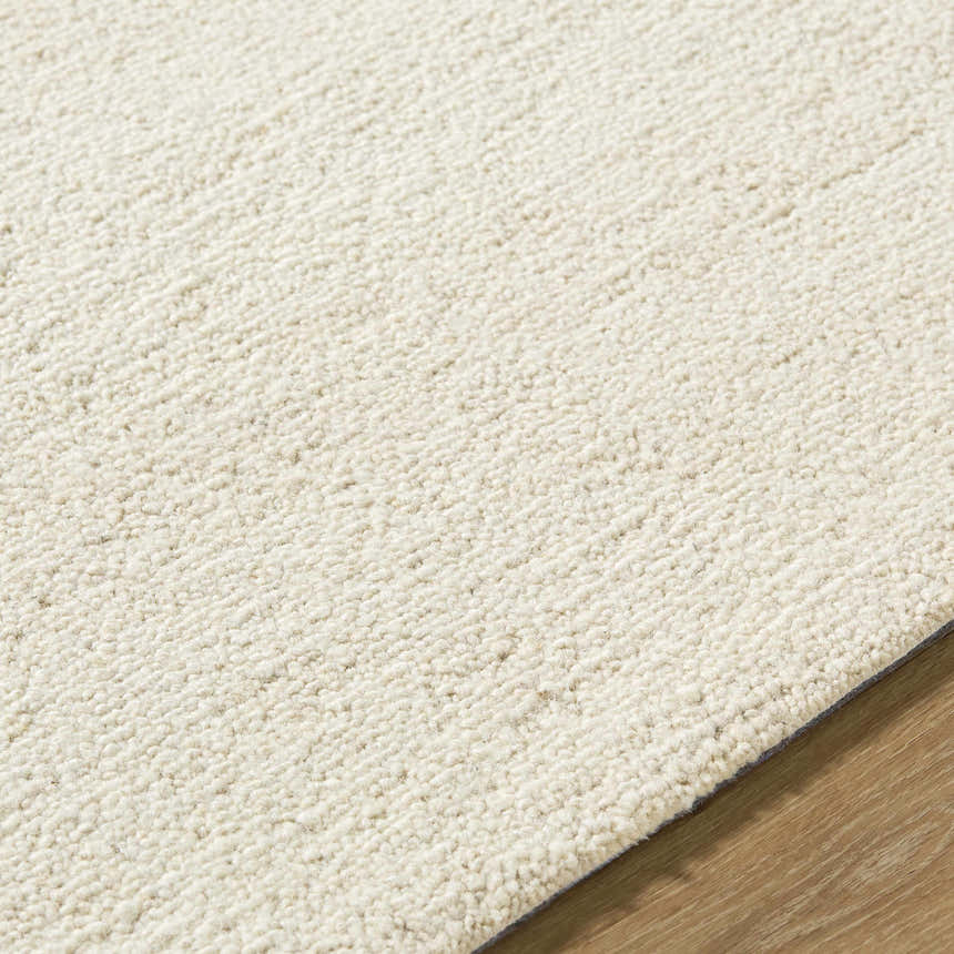 Made to Order Custom Size Sevan Cream Wool Area Rug