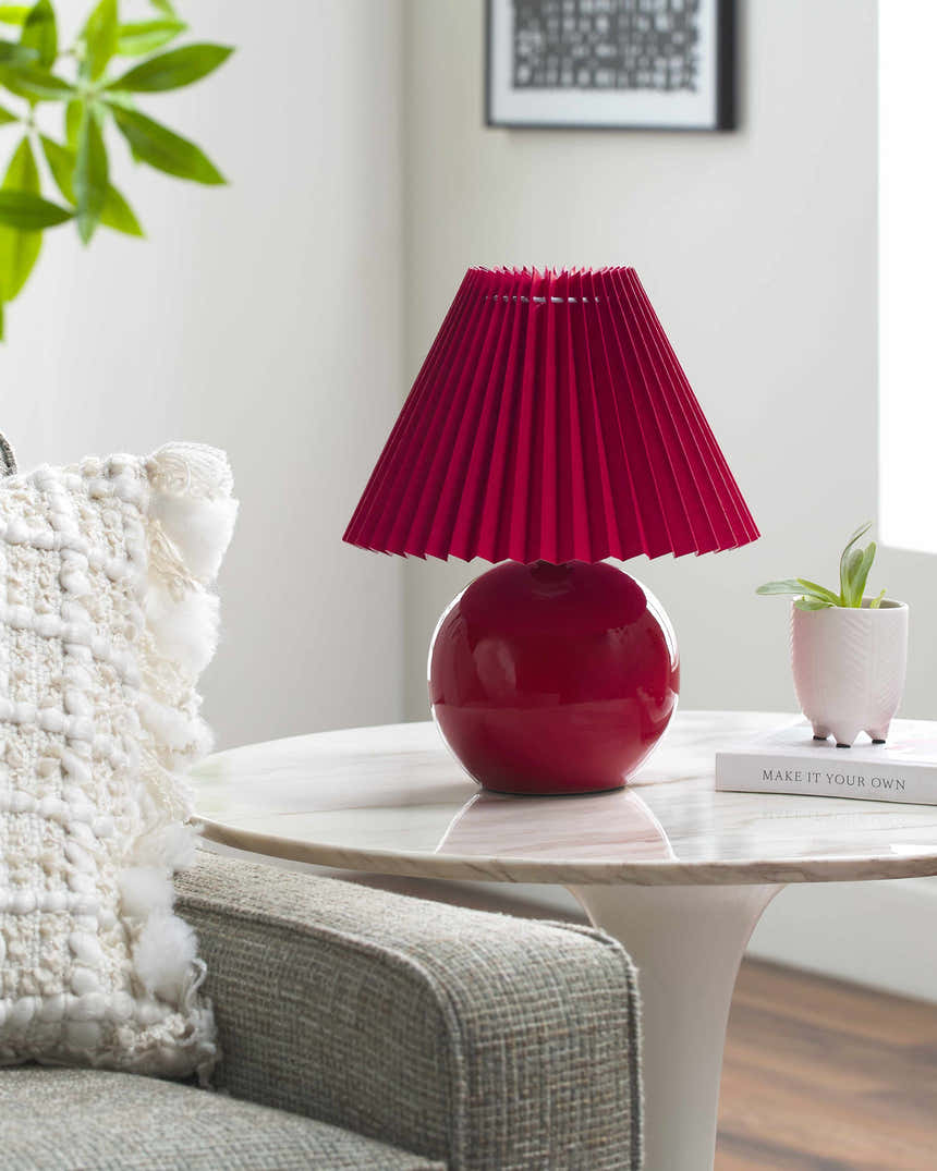 Shcheglovo Red Table Lamp