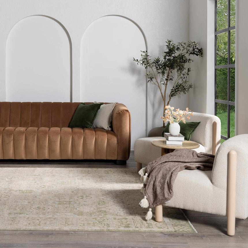 Nanna Olive Luxe Wool Rug