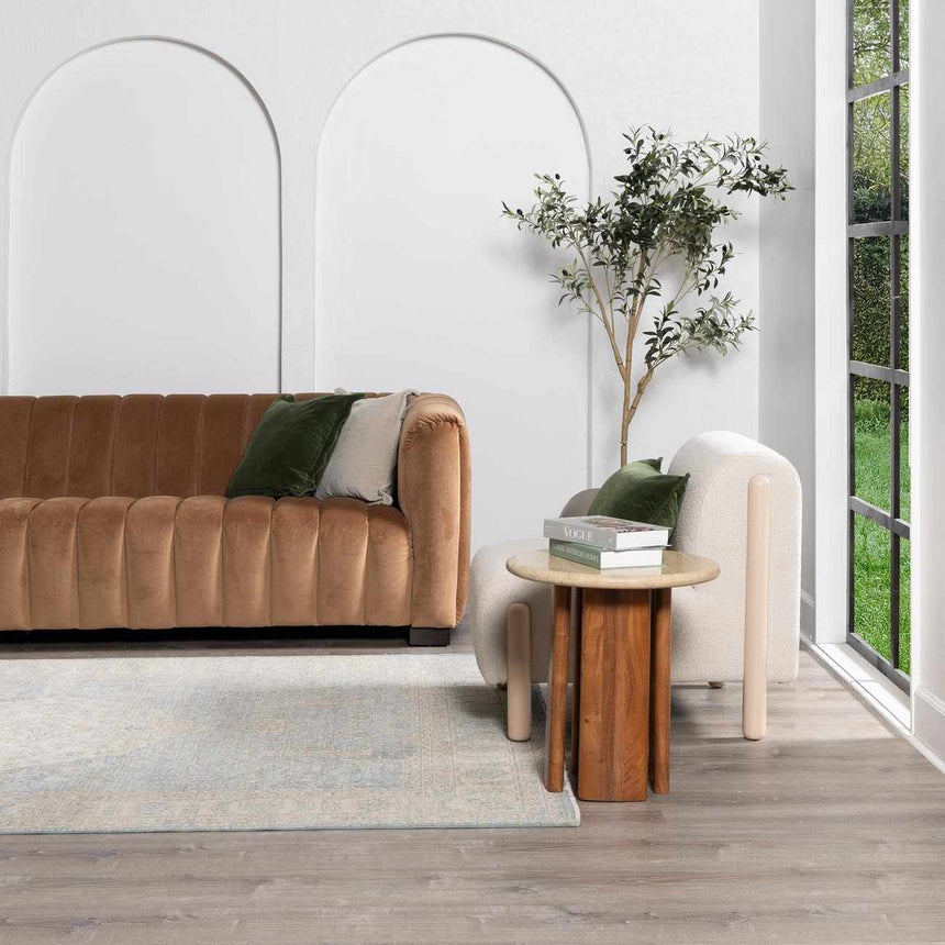 Navya Light Gray Luxe Hand Crafted Wool Area Rug