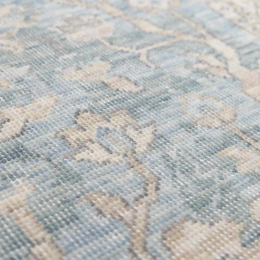 Navya Light Gray Luxe Hand Crafted Wool Area Rug