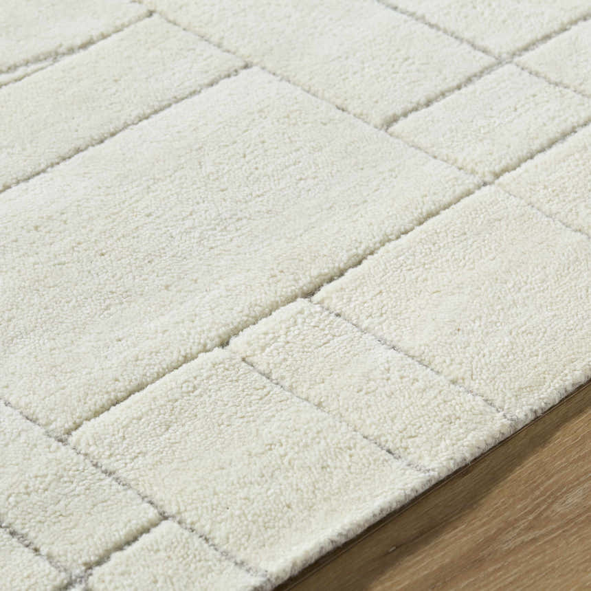 Made to Order Custom Size Fusao Off White Area Rug