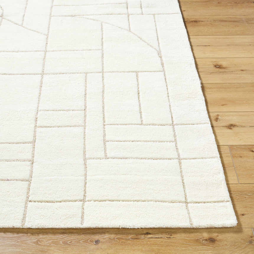 Made to Order Custom Size Fusao Beige Area Rug